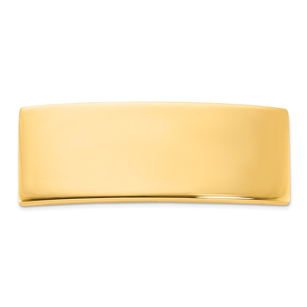 14K Yellow Gold 48 X 18.3 2.25mm Id Plate