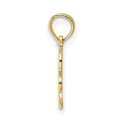 14K Yellow Gold Maid Of Honor Charm