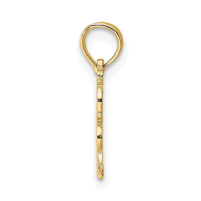 14K Yellow Gold Maid Of Honor Charm