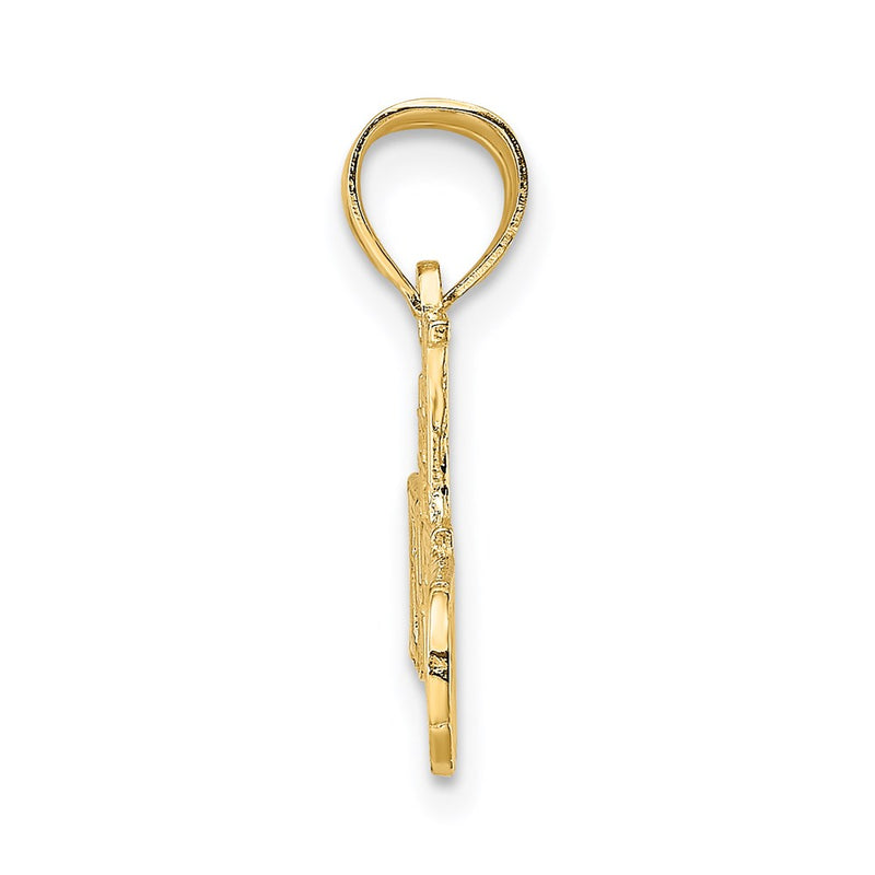 14K Yellow Gold #1 Friend Charm