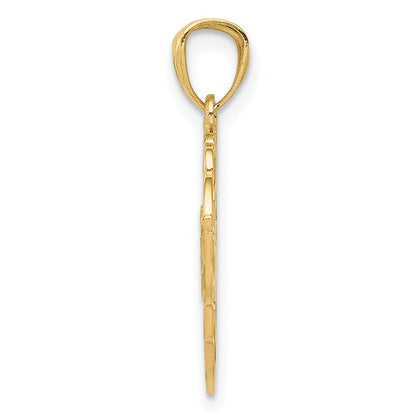 14K Yellow & Rhodium And Sweet 16 Pendant