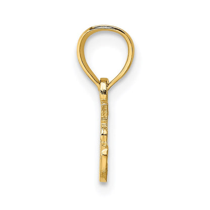 14K Yellow Gold 100% Married Charm