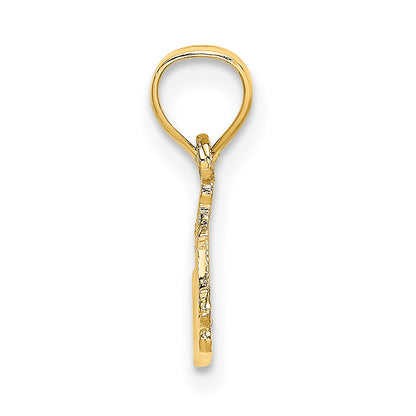 14K Yellow Gold #1 Madre Charm