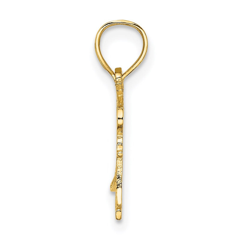 14K Yellow Gold Super Mom Charm