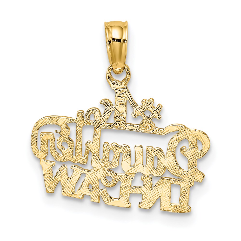 14K Yellow Gold #1 Daughter-In-Law Charm