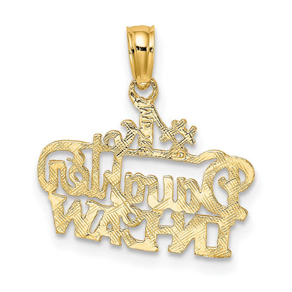 14K Yellow Gold #1 Daughter-In-Law Charm