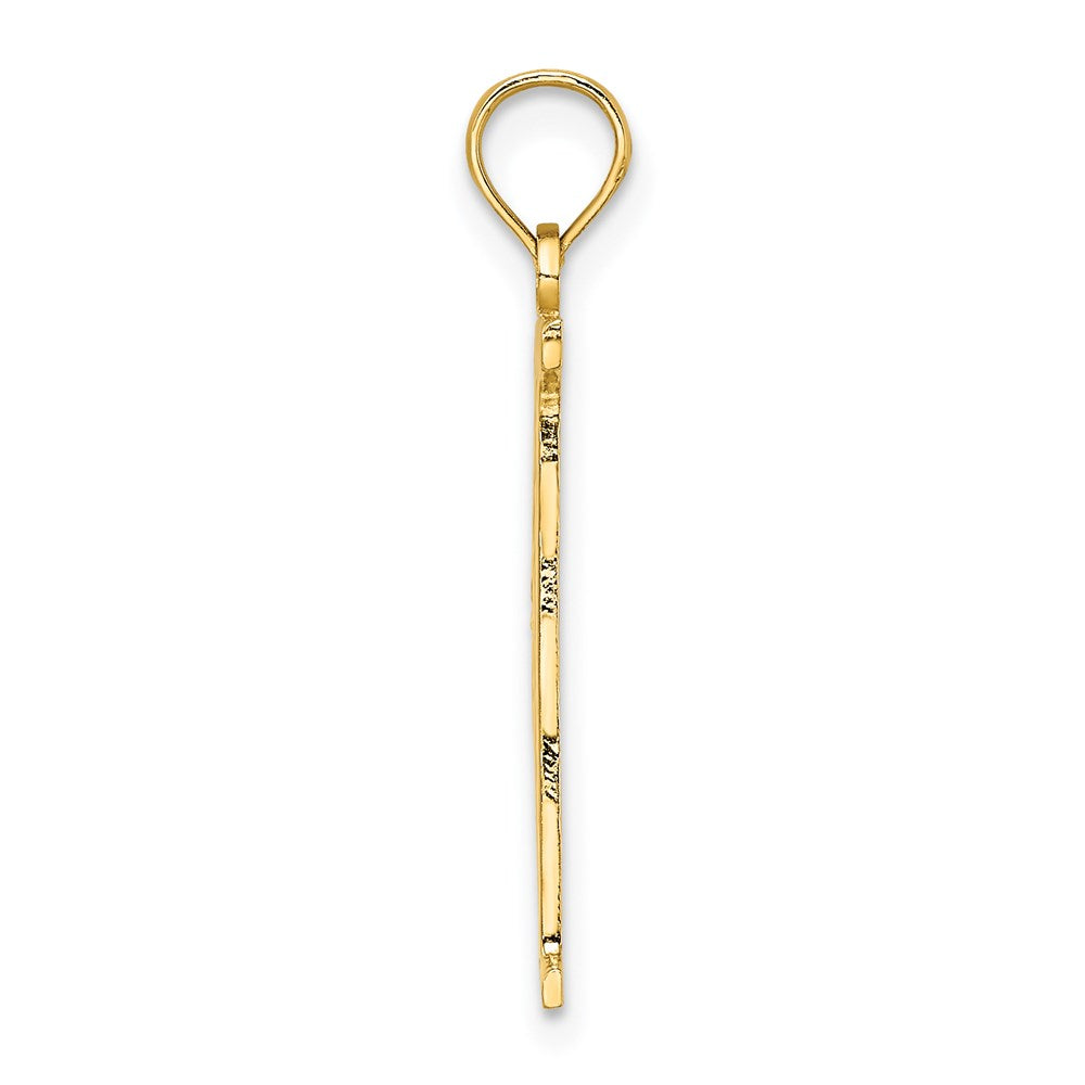 14K Yellow Gold #1 Sister Charm