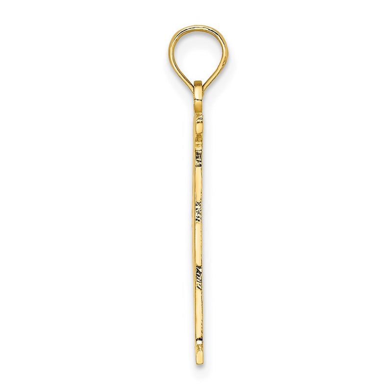 14K Yellow Gold #1 Sister Charm