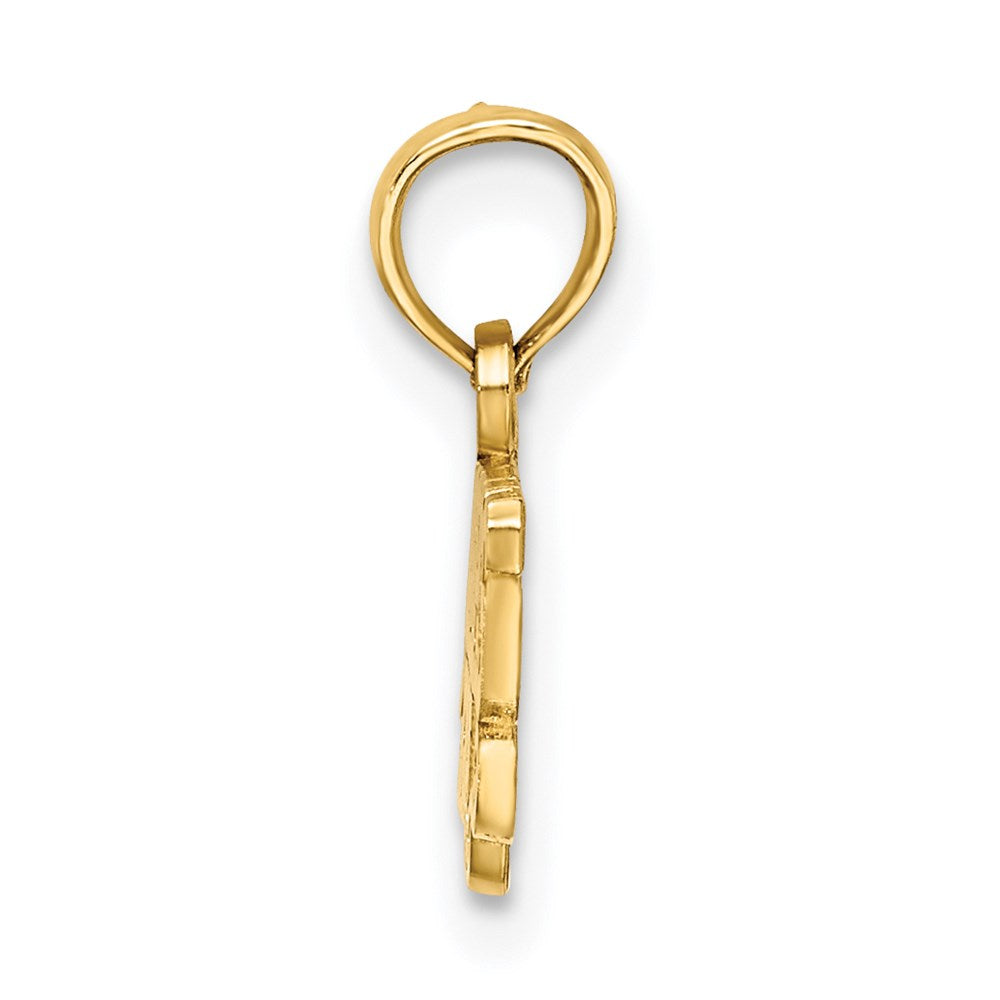 14K Yellow Gold Grandpas Girl Charm