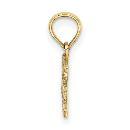 14K Yellow Gold Daddys Little Girl Charm