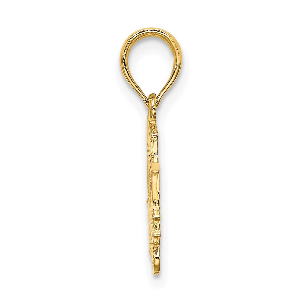 14K Yellow Gold San Francisco Cable Car Charm