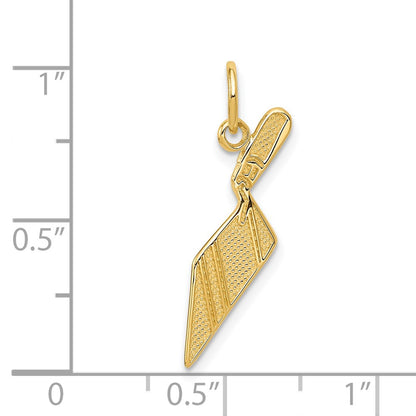 14K Yellow Gold Brick Trowel Charm