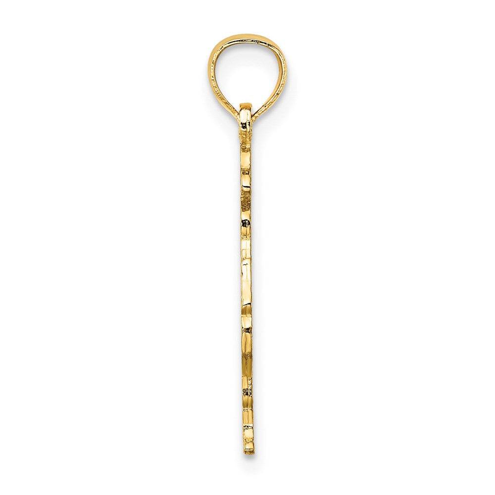 14K Yellow Gold Fireman W/Hose Charm
