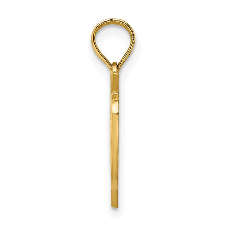 14K Yellow Gold Lady Deputy Charm