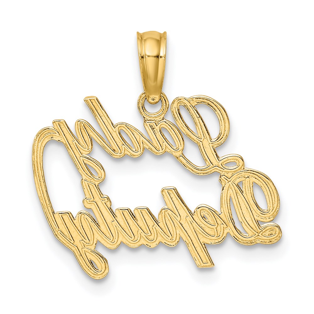 14K Yellow Gold Lady Deputy Charm