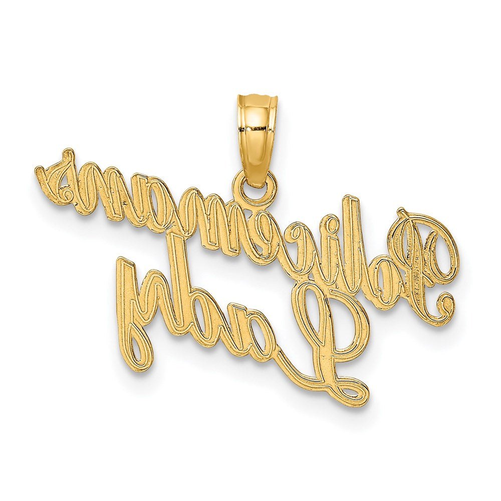 14K Yellow Gold Policeman'S Lady Charm
