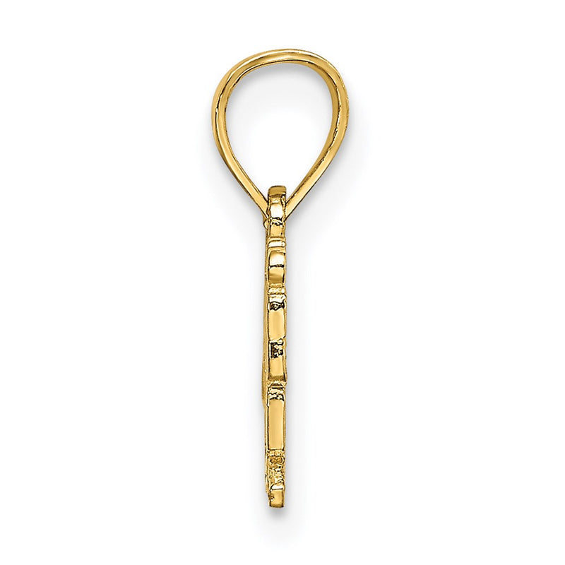 14K Yellow Gold Hawaii No Ka Oi Charm