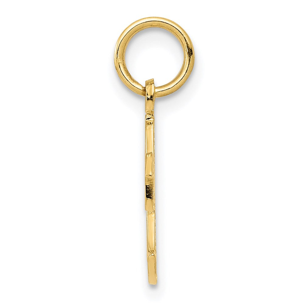 14K Yellow Gold Ghost Charm