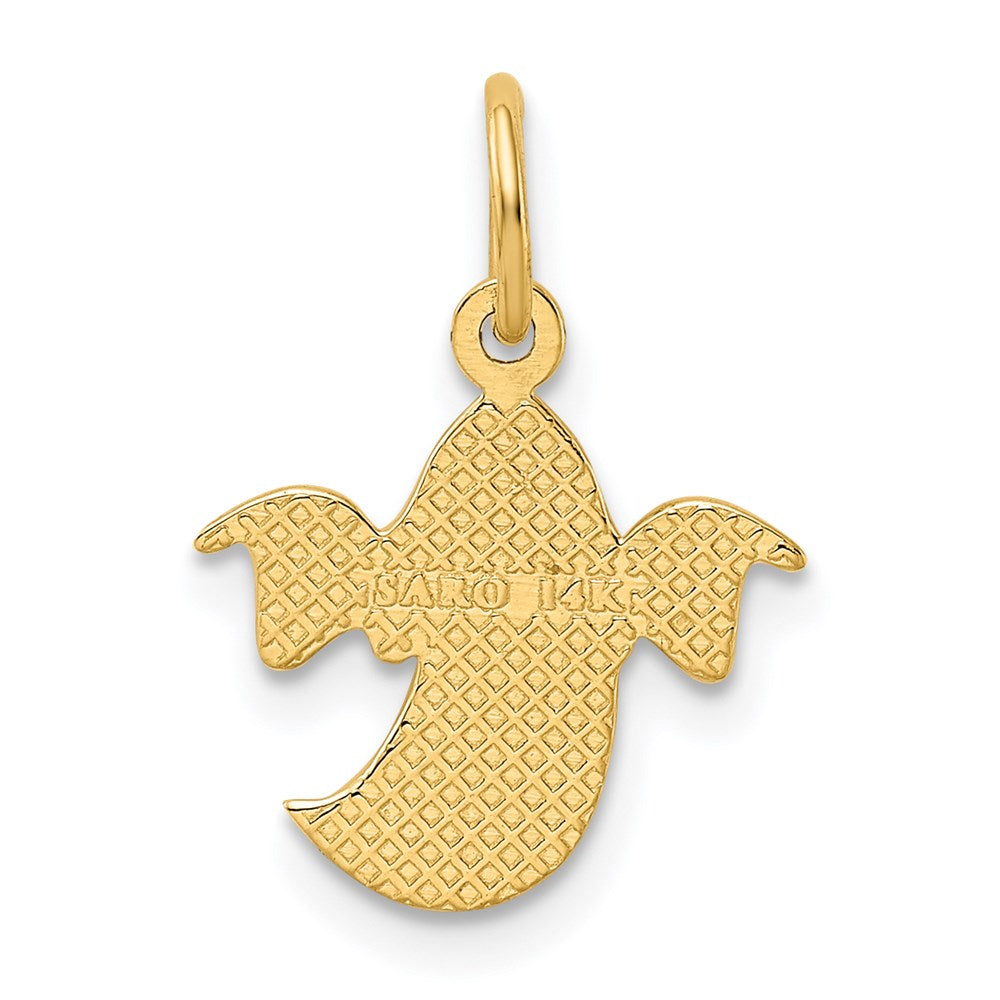 14K Yellow Gold Ghost Charm
