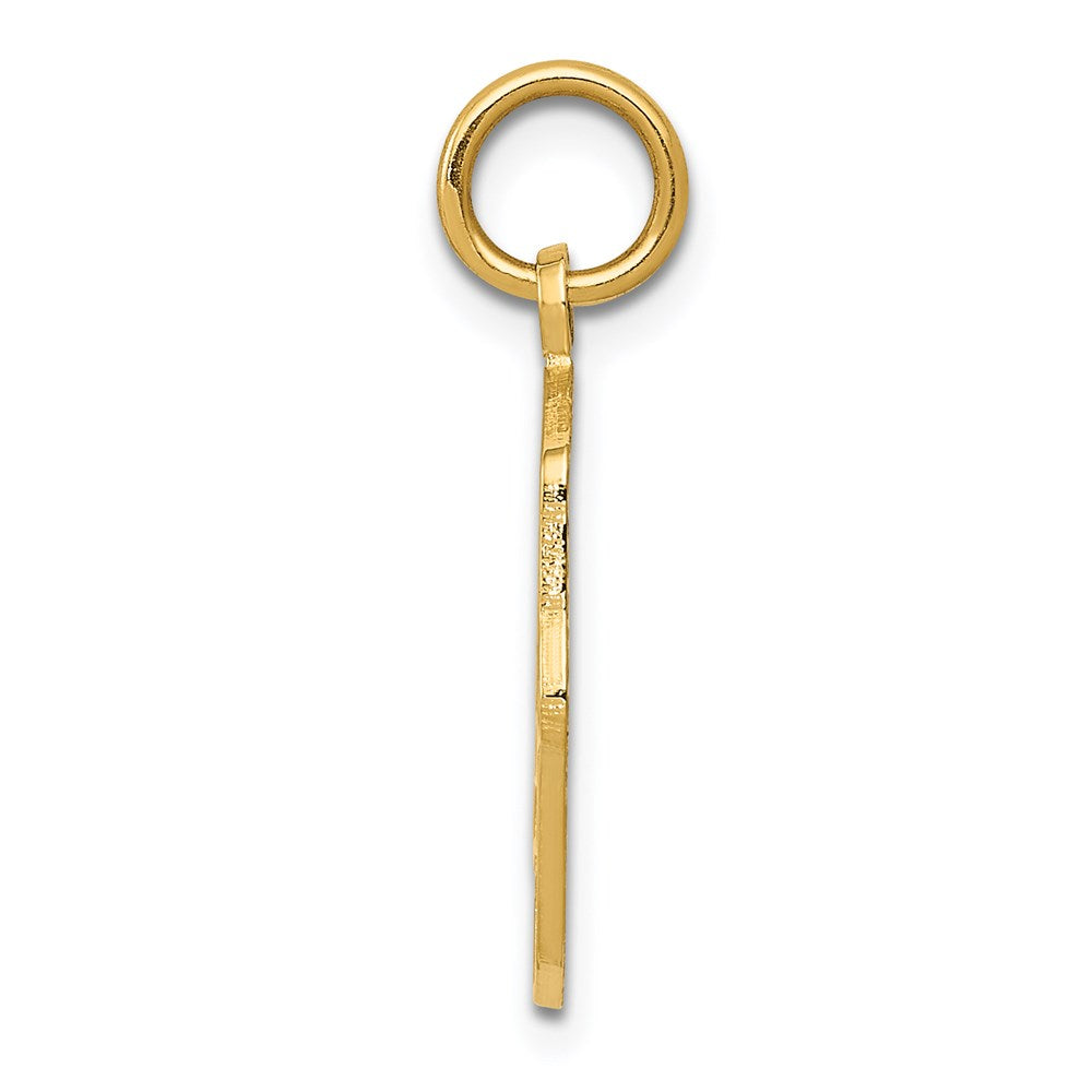 14K Yellow Gold Comedy Mask Charm