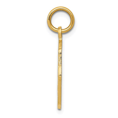 14K Yellow Gold Comedy Mask Charm