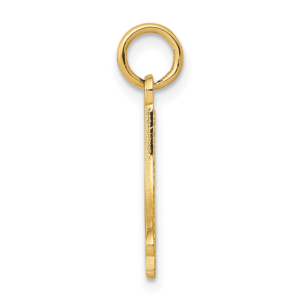 14K Yellow Gold Figure Skate