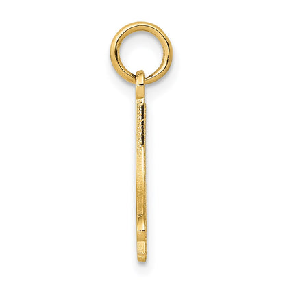14K Yellow Gold Figure Skate