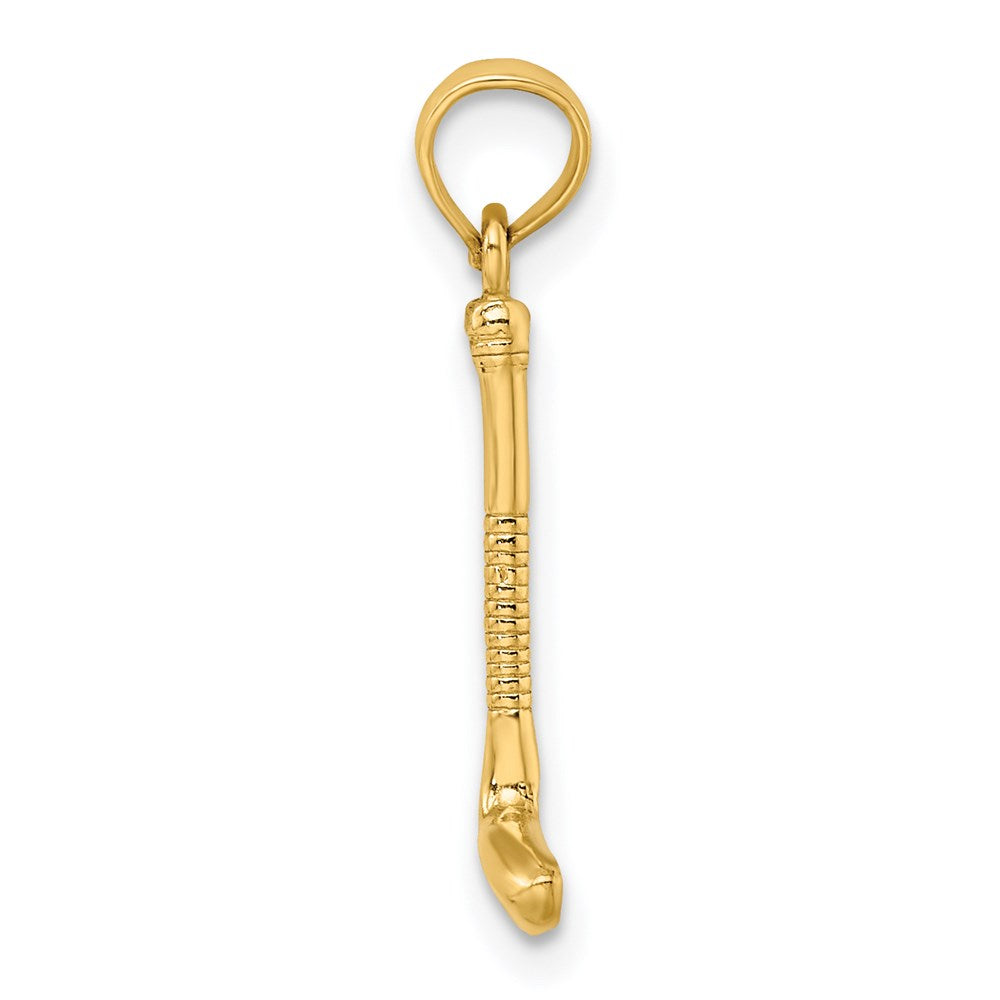 14K Yellow Gold Golf Club Charm
