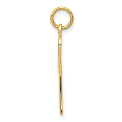 14K Yellow Gold Ankh Cross Charm