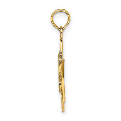 14K Yellow Gold Sweet 16 Charm