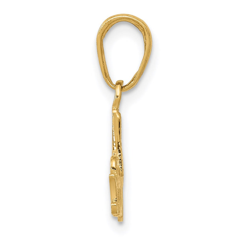 14K Yellow Gold #1 Mom Charm