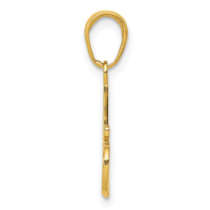 14K Yellow Gold #1 Nana Charm