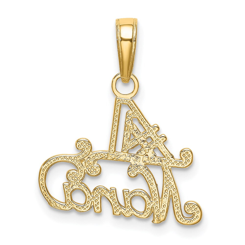 14K Yellow Gold #1 Nana Charm