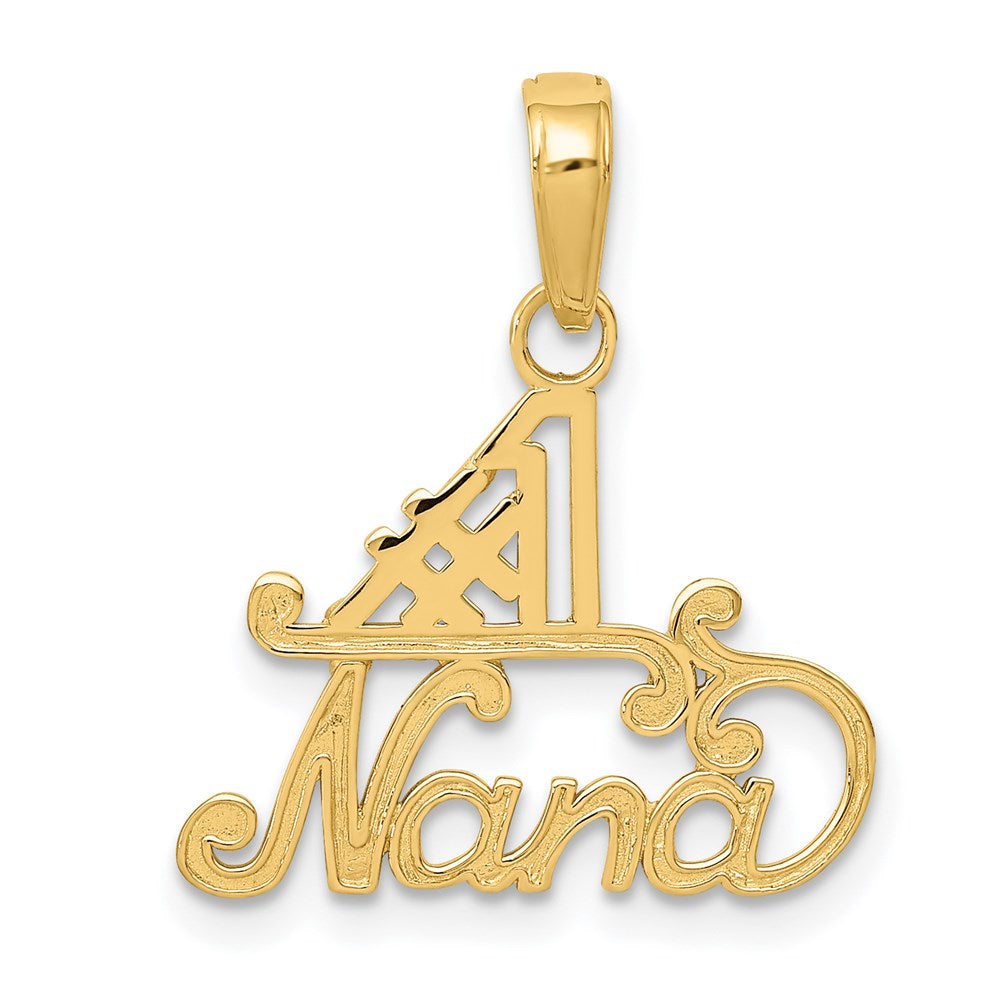 14K Yellow Gold #1 Nana Charm