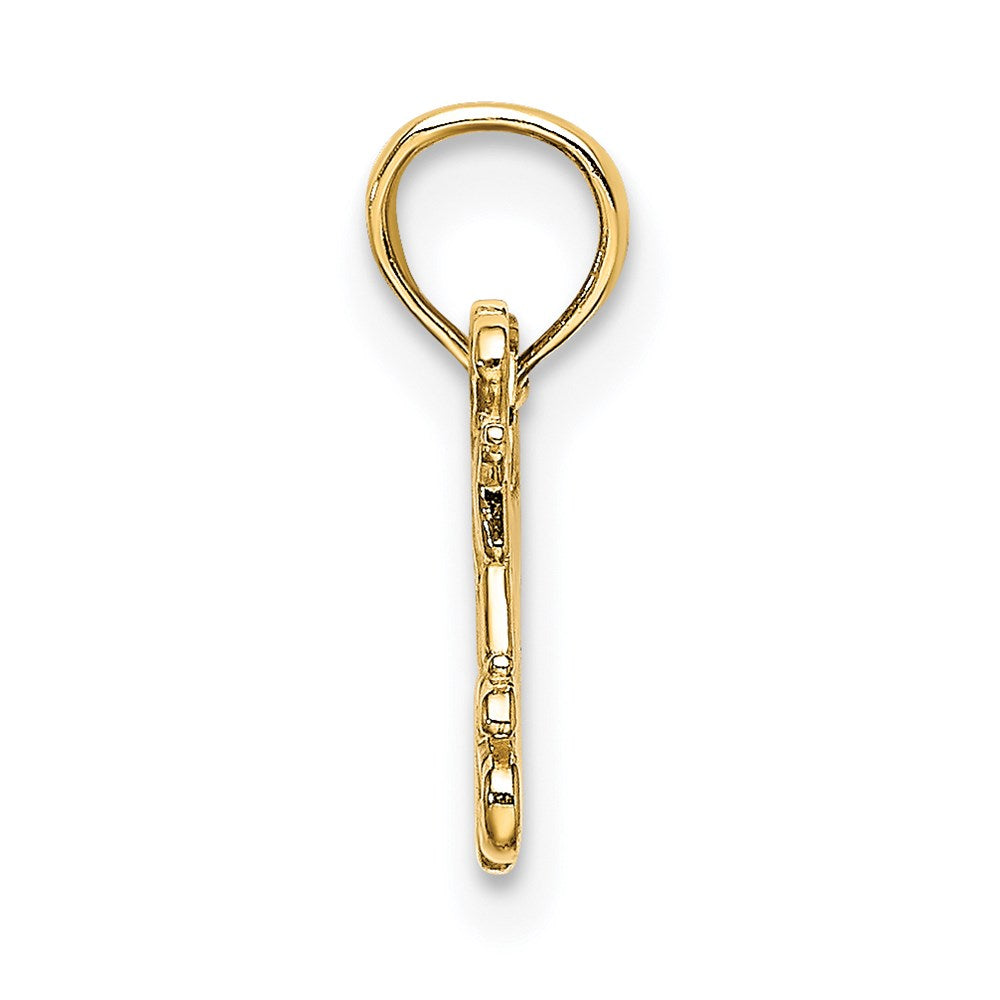14K Yellow Gold I Love My Grandkids Charm