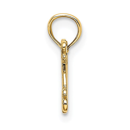 14K Yellow Gold I Love My Grandkids Charm