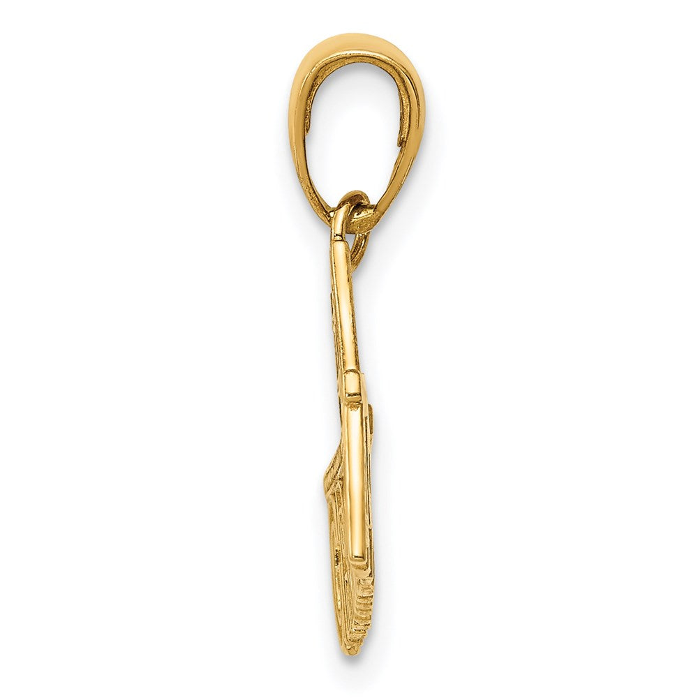 14K Yellow Gold #1 Grandpa Pendant