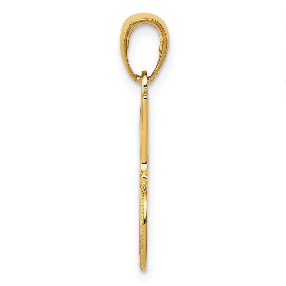 14K Yellow Gold #1 Dad Charm