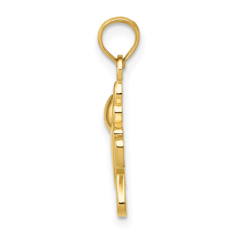 14K Yellow Gold Little Girl Charm