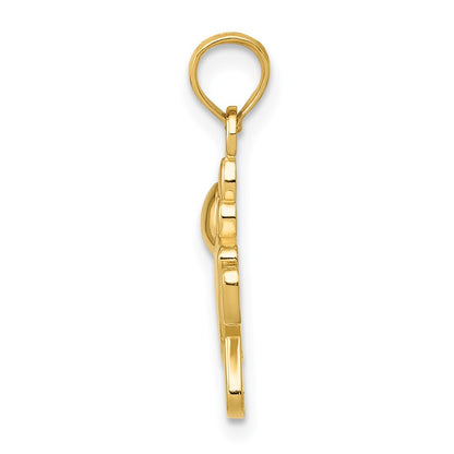 14K Yellow Gold Little Girl Charm