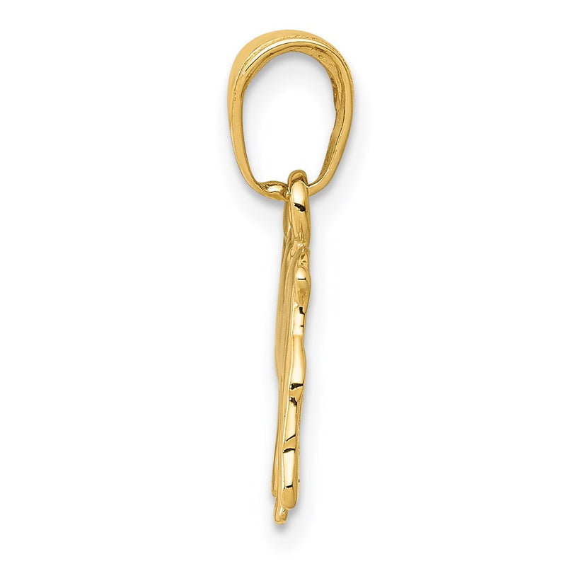 14K Yellow Gold Bulldog Charm