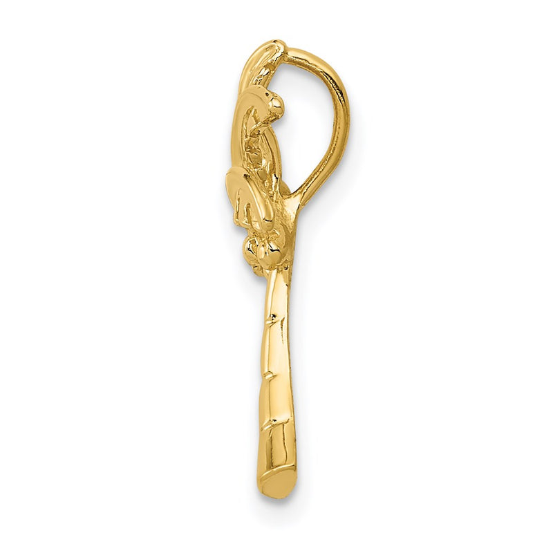 14K Yellow Gold Palm Tree Slide