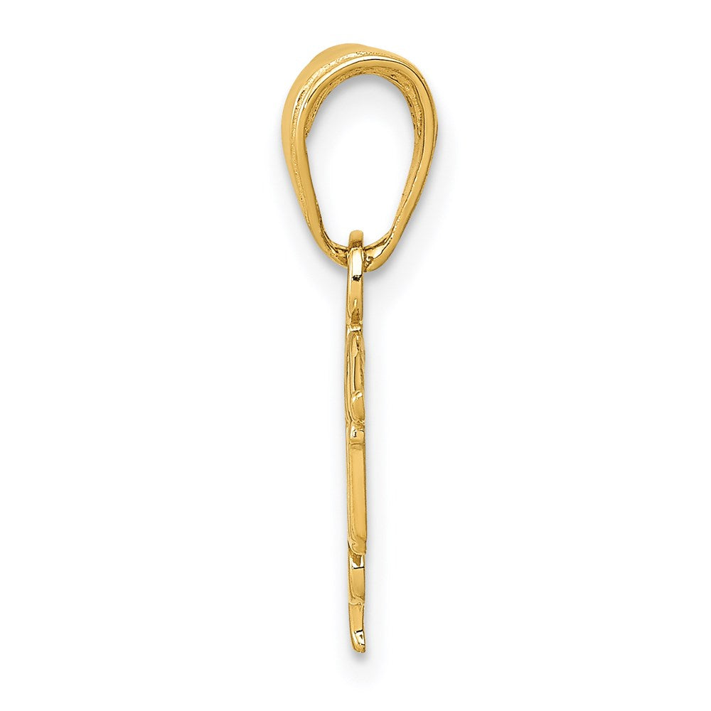 14K Yellow Gold Lpn Symbol Pendant