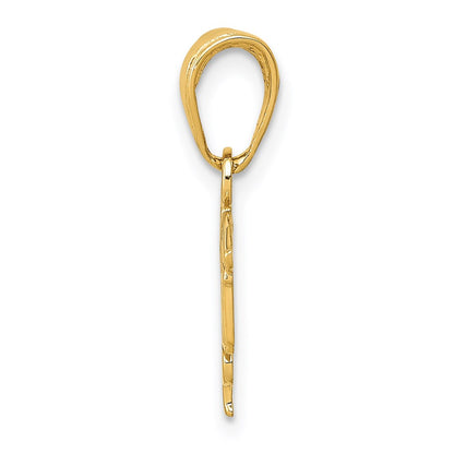 14K Yellow Gold Lpn Symbol Pendant