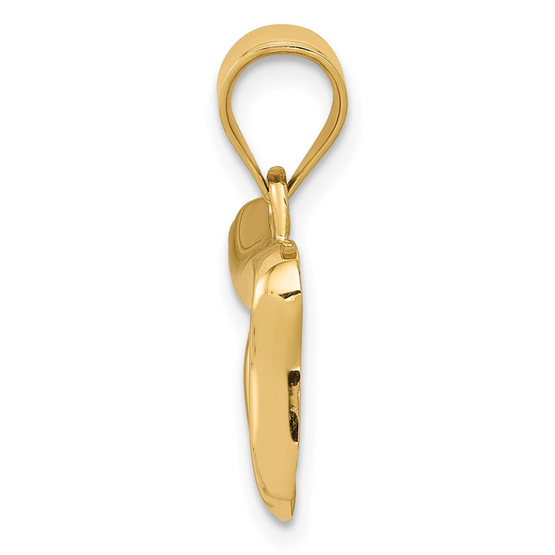 14K Yellow Gold Chai Charm