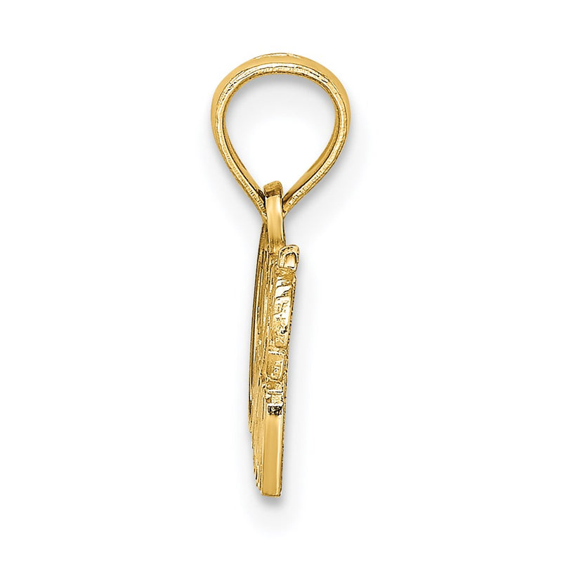 14K Yellow Gold I Heart Cancun Cut-Out Charm