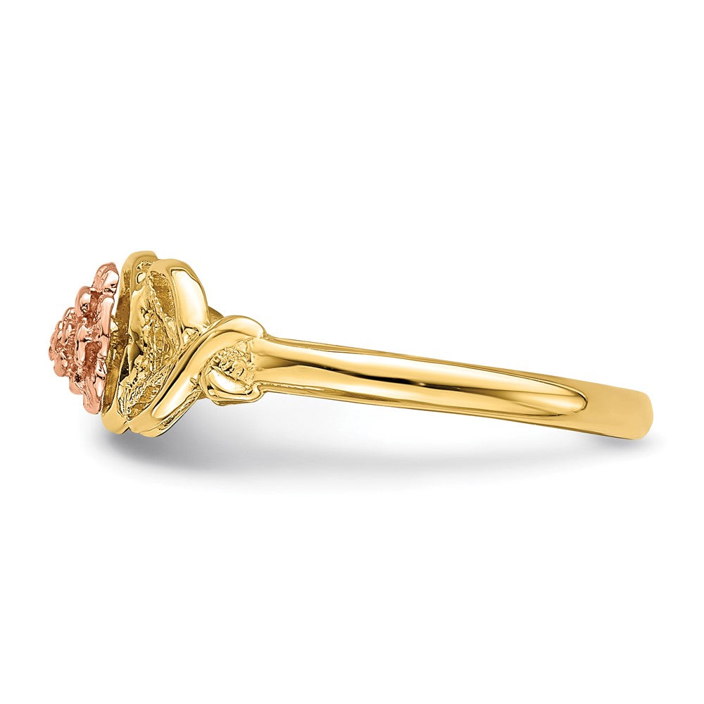 14K Two Tone Polished Ring