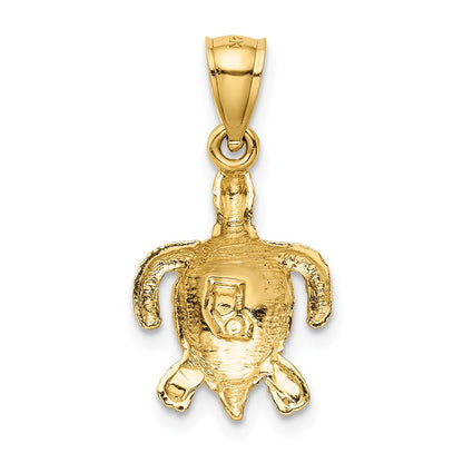 14k-yellow-gold-polished-and-textured-diamond-cut-sea-turtle-pendant