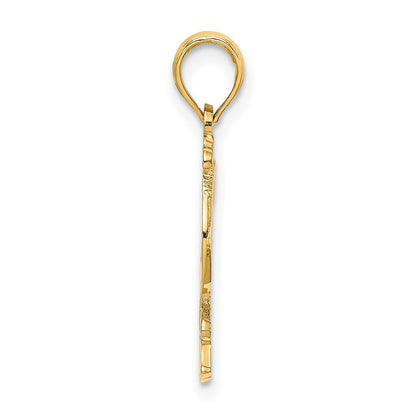 14K Yellow Gold Kauai Rooster Charm