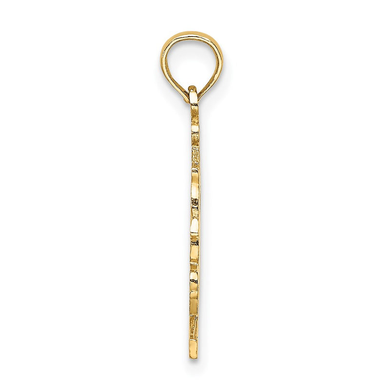 14K Yellow Gold Carousel Horse Charm
